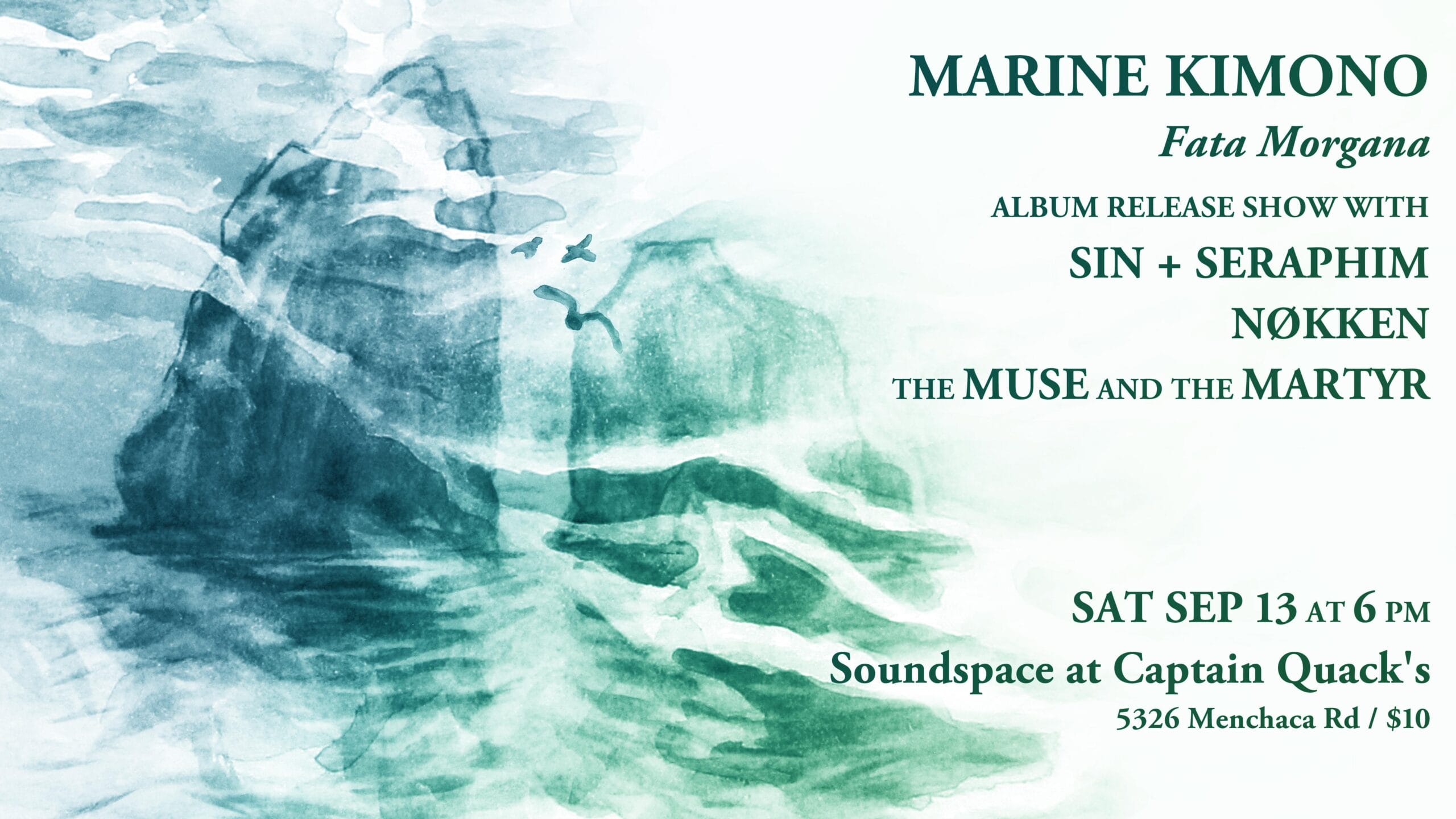 Marine Kimono , Sin + Seraphim, Nøkken, The Muse and the Martyr