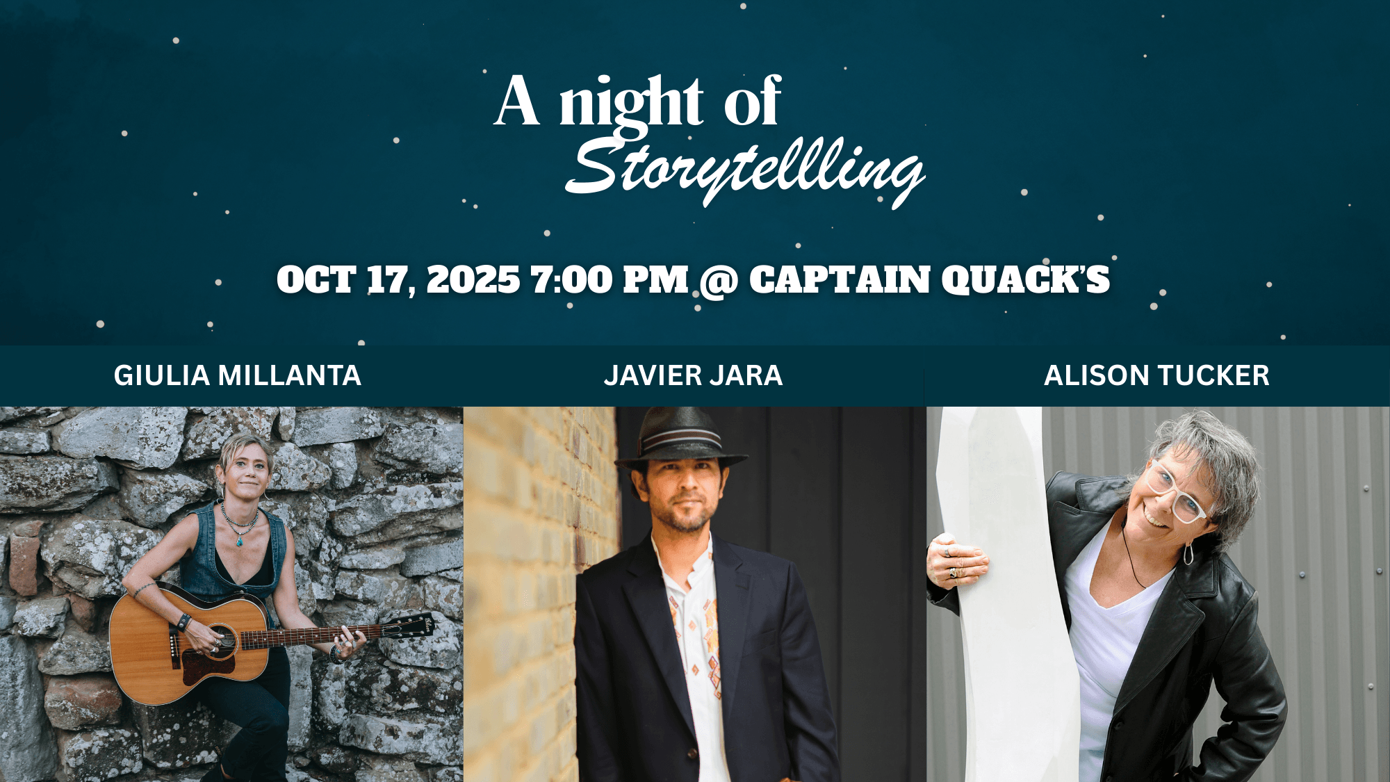 Giulia Millanta – Javier Jara- Alison Tucker