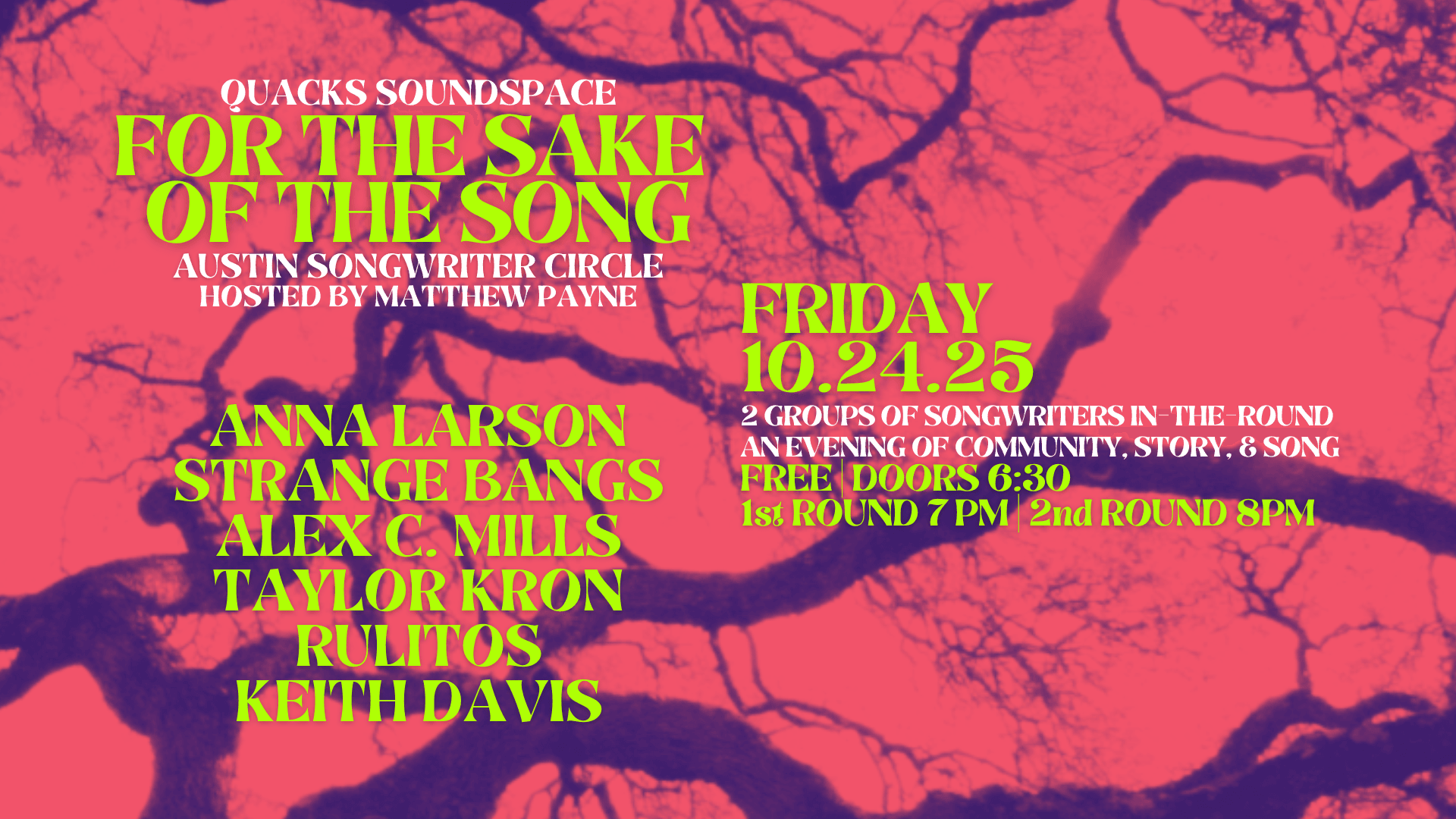 For the Sake of the Song