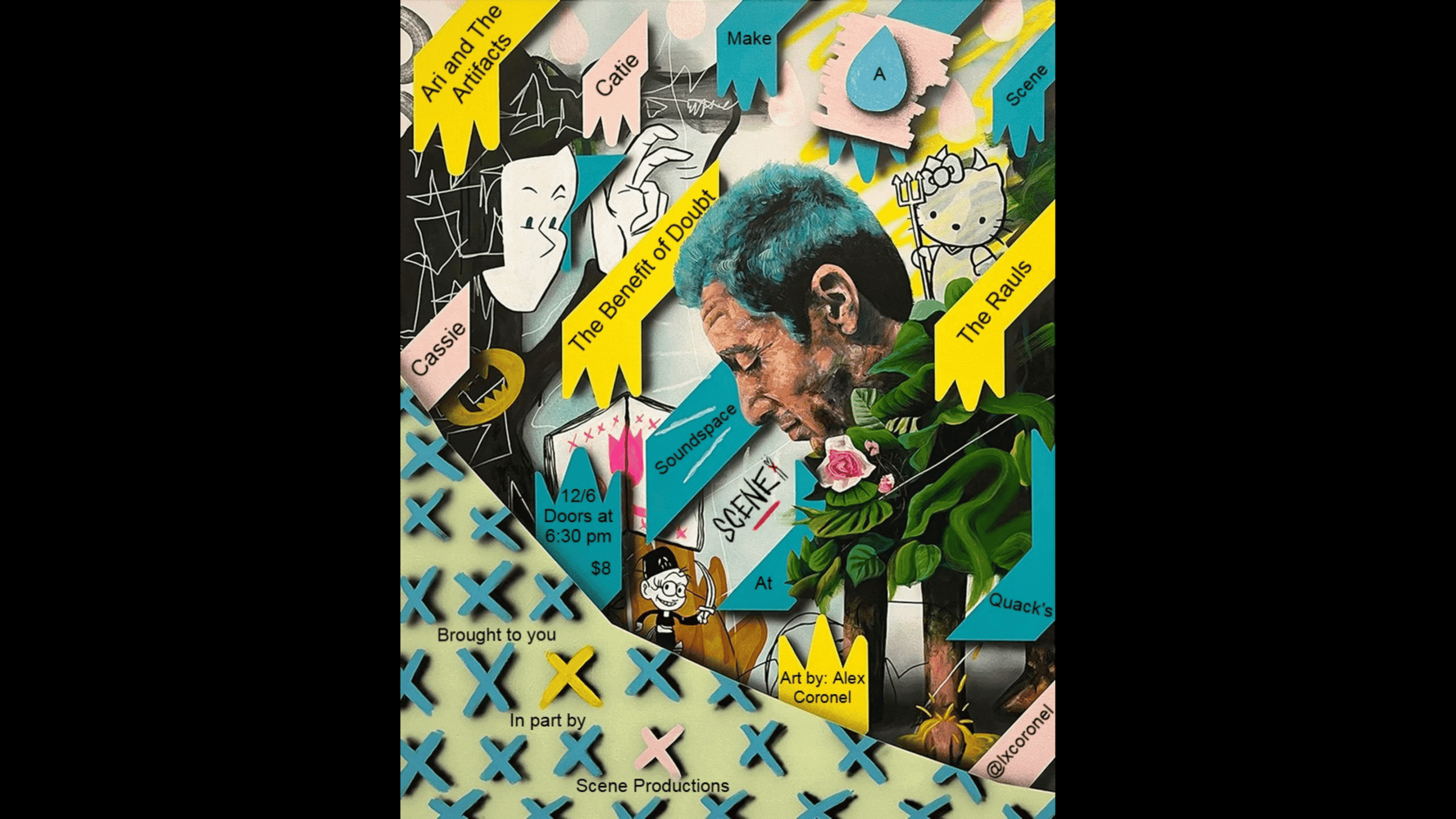 Ari and The Artifacts / Cassie & Catie / The Rauls / The Benefit of Doubt