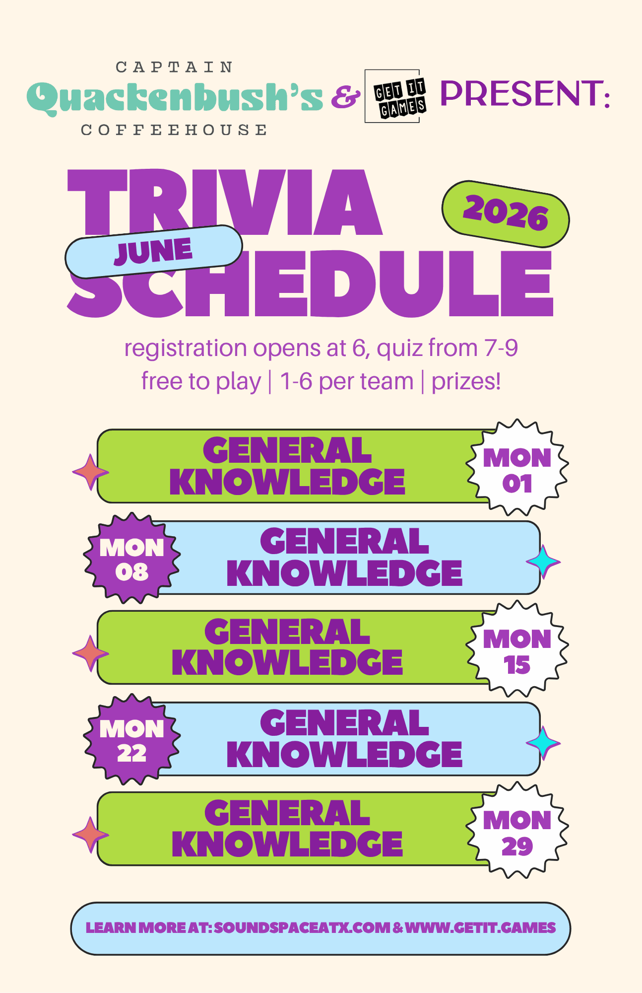 General Knowledge Trivia with Get It Games!