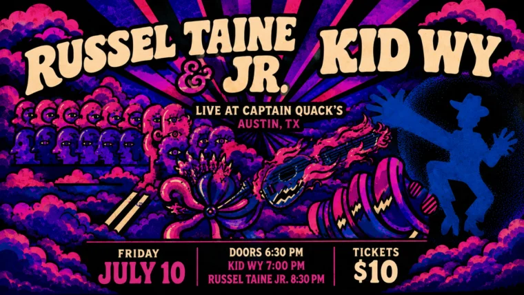 Russel Taine Jr. with Kid Wy